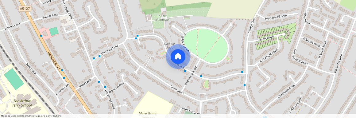 Gibbons Road, Sutton Coldfield, B75
