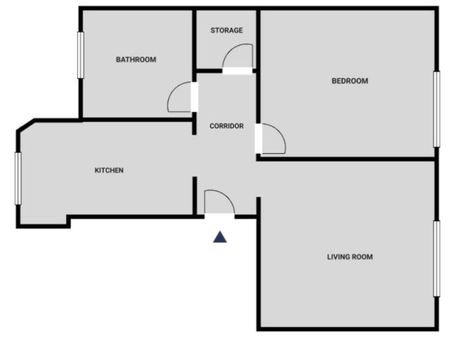 2.5 Zimmer, 54 m², 4. Stock - Foto 2