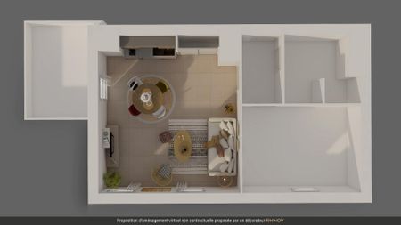 location Appartement T2 DE 45.01m² À TOULOUSE - Photo 2