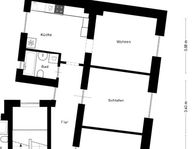 3 -Zimmer Wohnung - 72qm - Photo 1