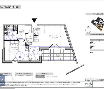 Location appartement 2 pièces de 49.91m² - Photo 6