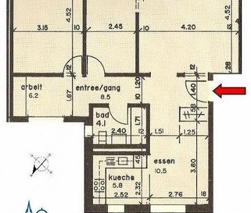 3.5-ZW à 79 m² zuoberst im 2. OG - Photo 3