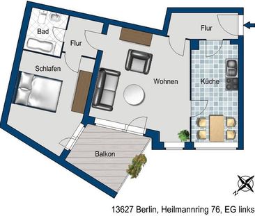 Schöne 2-Zimmer-Wohnung! - Photo 2