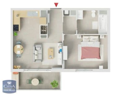 Appartement à louer 2 pièces 43.17m² - Photo 4