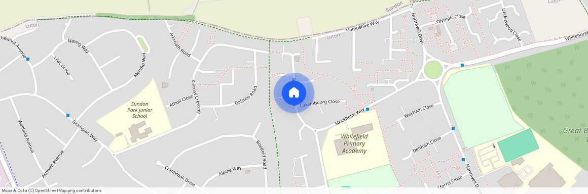 Brussels Way, Luton, LU3