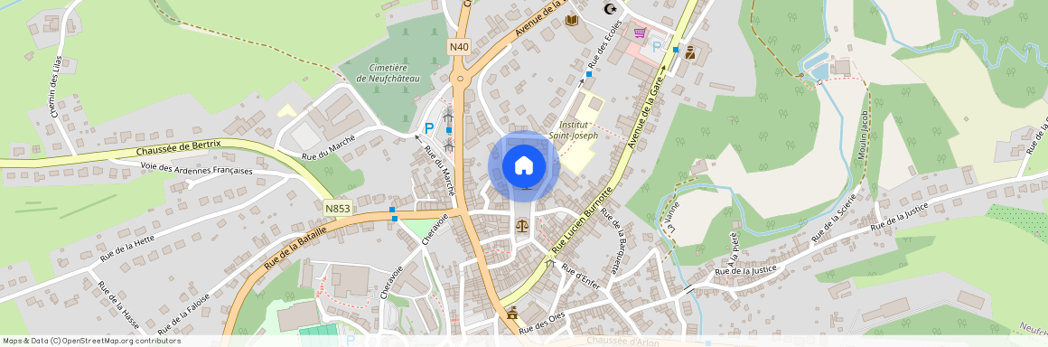 Rue des Chasseurs Ardenais, 2, 6840, Neufchâteau