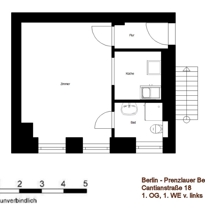 Voll möbliertes City‑Apartment am beliebten Mauerpark - Photo 1