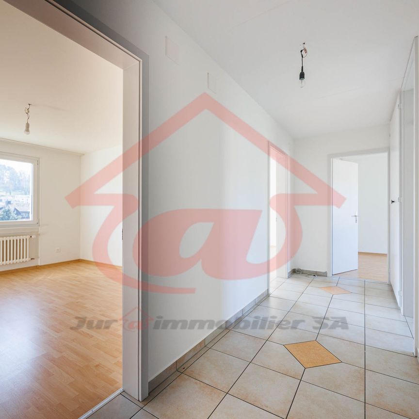 Appartement de 3 pièces au 2ème étage à Porrentruy - Photo 1
