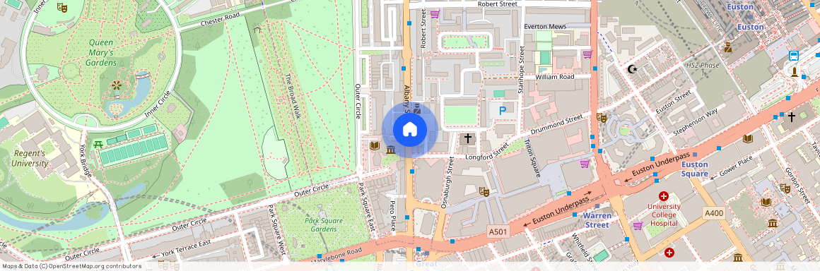 Albany St, London NW1 4EA