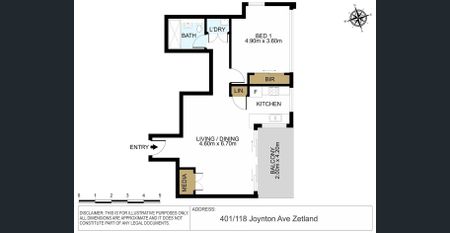 401/118 JOYNTON AVENUE, Zetland, NSW 2017 - Photo 5