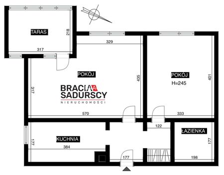2-pokojowe mieszkanie z dużą loggią | os. Wysokie - Фото 4