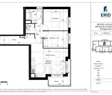 Location Appartement 3 pièces 65m² BOURG ACHARD 27310 - Photo 2