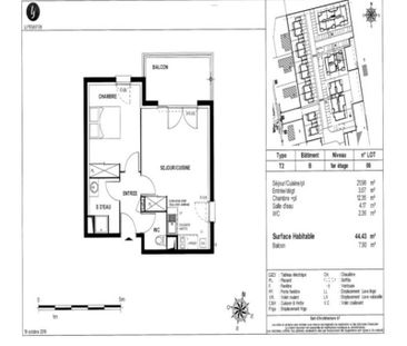 Location Appartement 2 pièces 44m² VILLENEUVE TOLOSANE 31270 - Photo 3