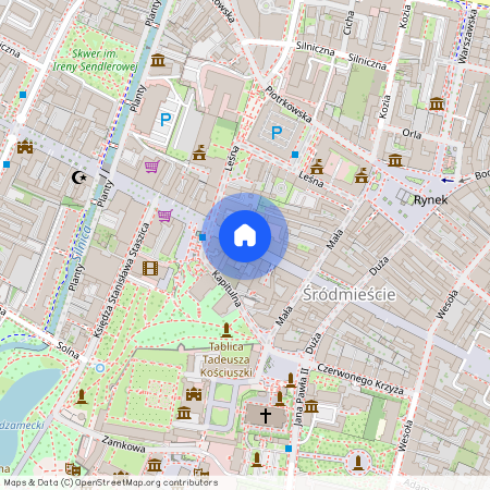 ul. Henryka Sienkiewicza, Śródmieście, Kielce, świętokrzyskie