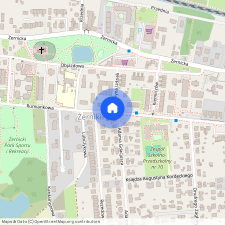 ul. Rumiankowa, Żerniki, Fabryczna, Wrocław, dolnośląskie