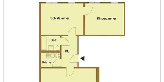 große 3-Raumwohnung mit Aufzug und Balkon - Photo 3