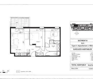 Location Appartement 3 pièces 54m² LAUNAGUET 31140 - Photo 3