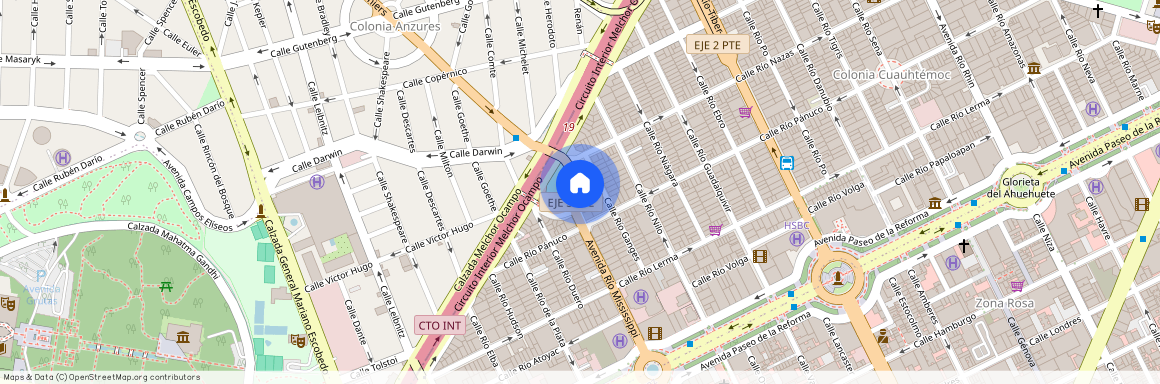 Renta de departamento PLAZA MELCHOR OCAMPO, Colonia Cuauhtémoc, C.P. 06500, Df / Cdmx