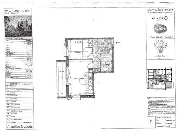 location Appartement T2 DE 48.36m² À MASSY - Photo 1