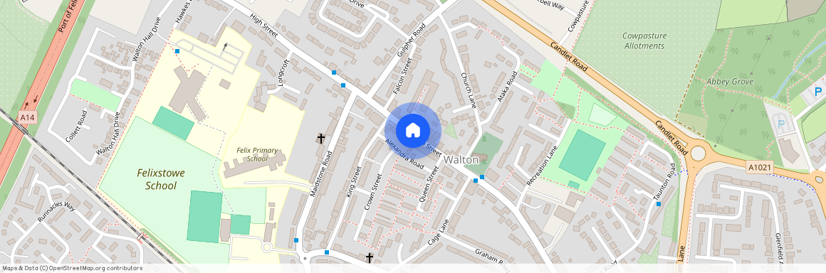 High Street Walton, Felixstowe