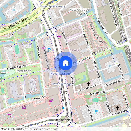 Mythologiebuurt, 2624 BC, Mercuriusweg, Delft