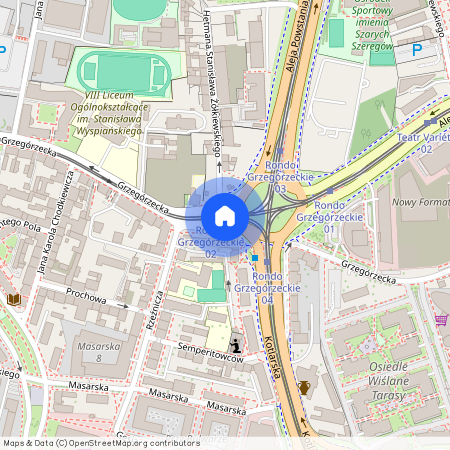 ul. Grzegórzecka, Grzegórzki, Grzegórzki, Kraków, małopolskie