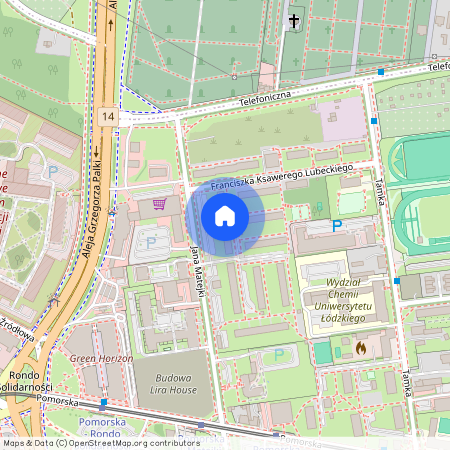 Matejki 4, Radiostacja, Śródmieście, Łódź, łódzkie