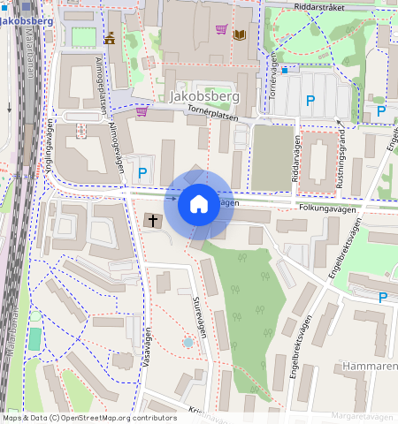 Folkungavägen 12B, Jakobsbergs Centrum