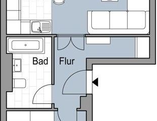 Hier lässt es sich aushalten: interessante 2-Zimmer-Wohnung - Foto 1