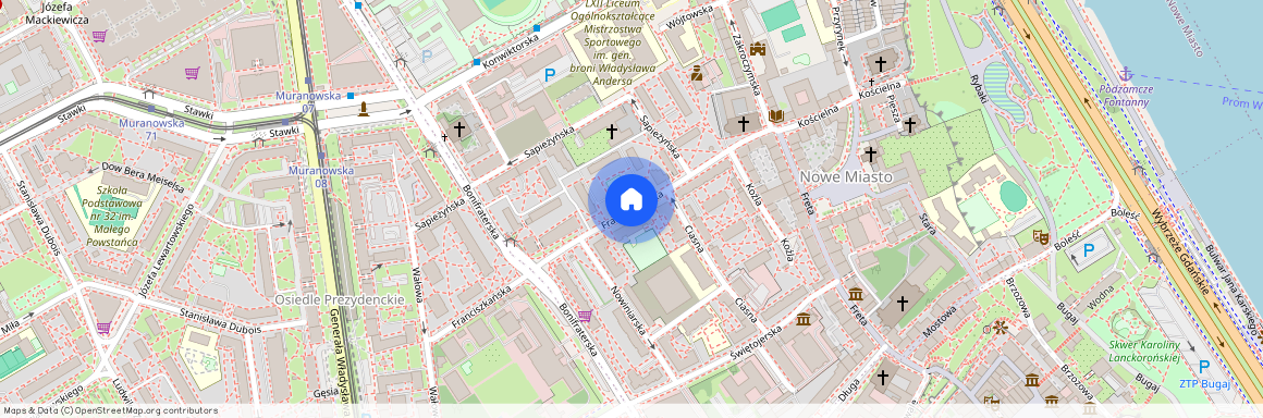 ul. Franciszkańska, Nowe Miasto, Śródmieście, Warszawa, mazowieckie