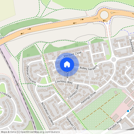 Viscount Close, Shiremoor, Newcastle Upon Tyne, NE27