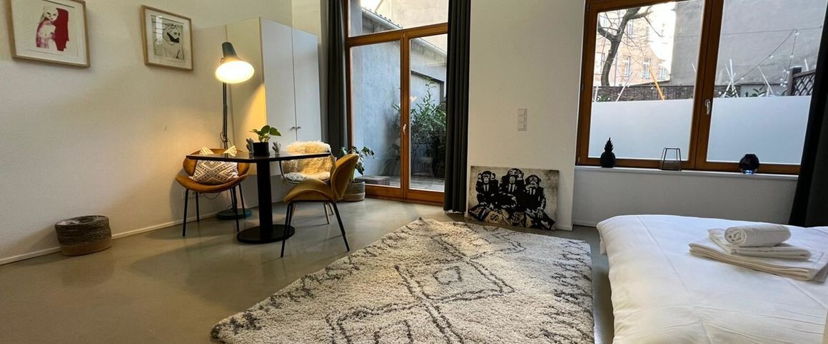 F-Hain: voll möbliertes LUXUS Apartment - 40 m² befristet für max. 12 Monate per SOFORT zu VERMIETEN - Photo 1