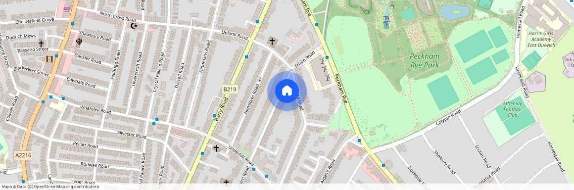 Friern Road, Dulwich, Peckham, Brixton, Camberwell, Nunhead, SE22
