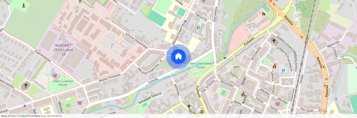 ul. Juliusza Słowackiego, Lubań, lubański, dolnośląskie