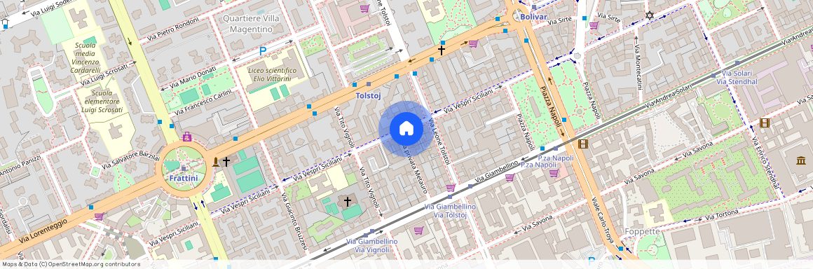 Via Vespri Siciliani 21, Milano (MI), Bande Nere, Inganni, Lorenteggio