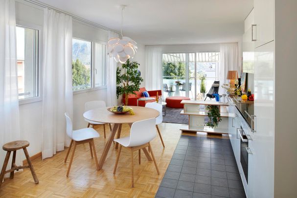 À louer à Sierre - Agréables appartements de 3 pièces avec balcon ou t - Foto 1