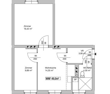 3-Zimmer-Wohnung, Top 109 - Photo 5