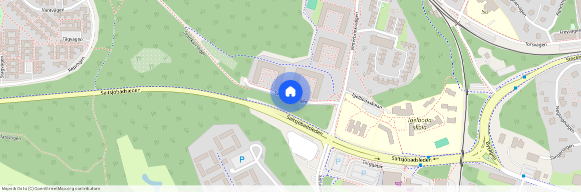 Svartkärrsvägen, Saltsjöbaden