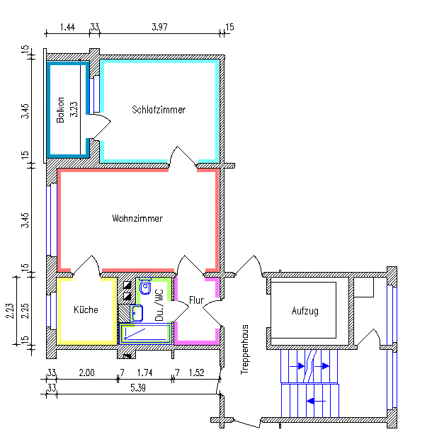 2-Raum-Wohnung mit Balkon - Foto 2
