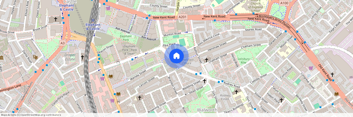 Rodney Road, Elephant and Castle, London, SE17