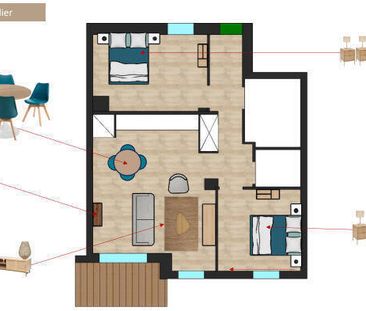 Appartement 3 pièces - - Photo 3