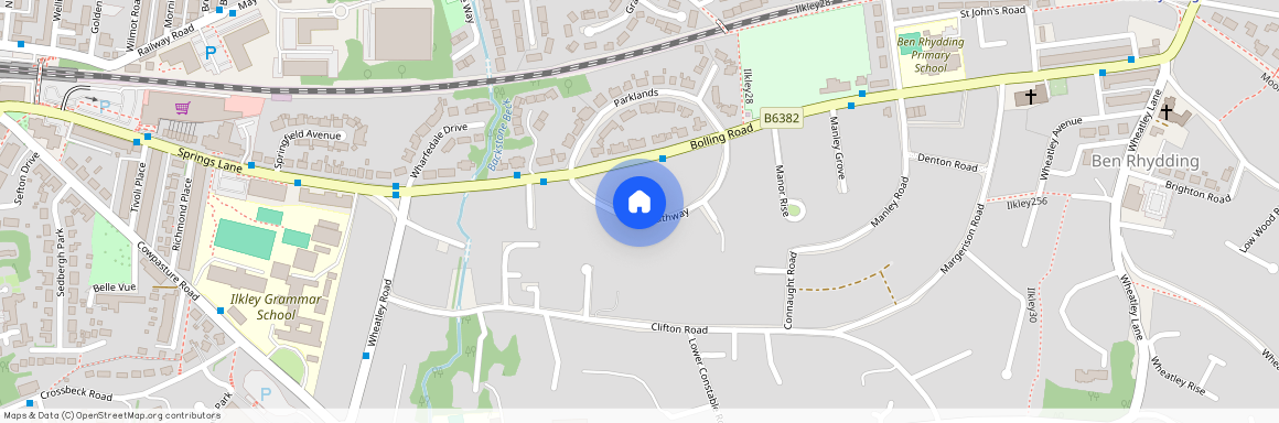 Southway, Ilkley, West Yorkshire, UK, LS29