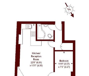 1 Bed Flat, Sinclair Gardens, W14 - Photo 4