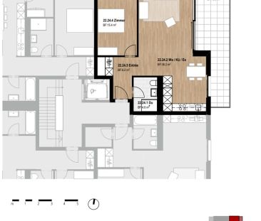 Appartement, 2ème, 2.5 pièce(s), 64 m2 - Foto 2