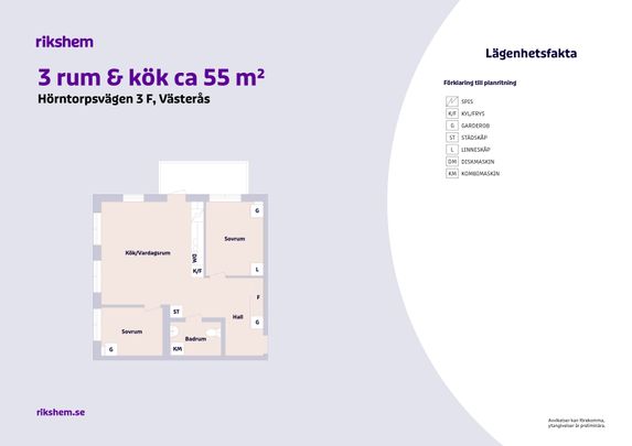 Hörntorpsvägen 3 F, Västerås - Foto 1