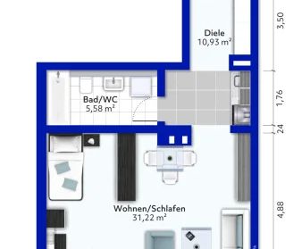 Neu renoviertes Apartment mit Garage - Photo 3