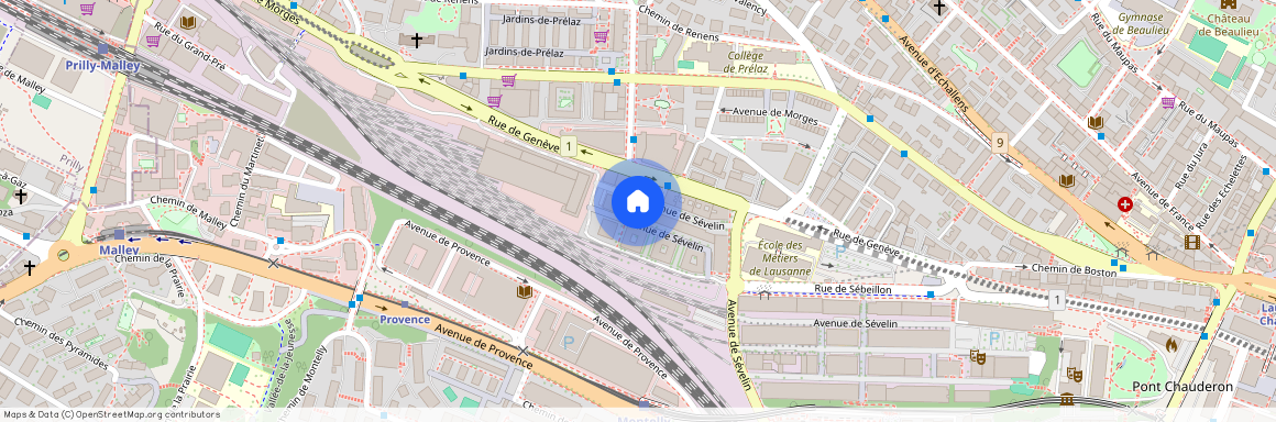 Avenue De Sévelin 13 f, 1004 Lausanne