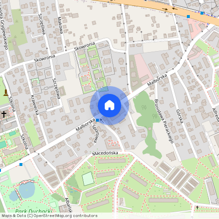 ul. Malborska, Wola Duchacka, Podgórze Duchackie, Kraków, małopolskie