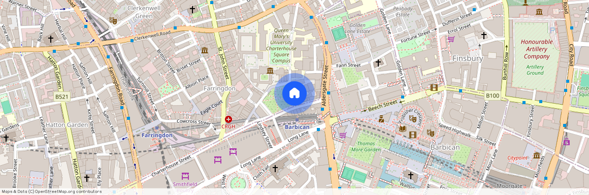 Charterhouse Square, Barbican, London, EC1M