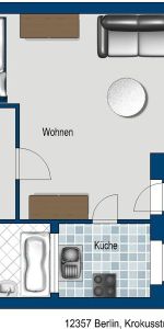 Singlewohnung mit modernem Bad - Photo 3